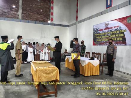 PELANTIKAN PERANGKAT DESA TUMPUK TAHUN 2021